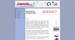 Desktop Screenshot of ideagrowing.com